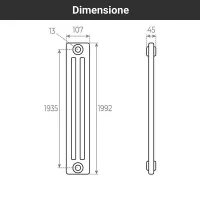 Spessore 107mm